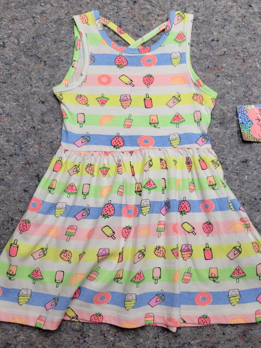 Toddler dress, FreeStyle, size 2t, multicolored,  new with tags